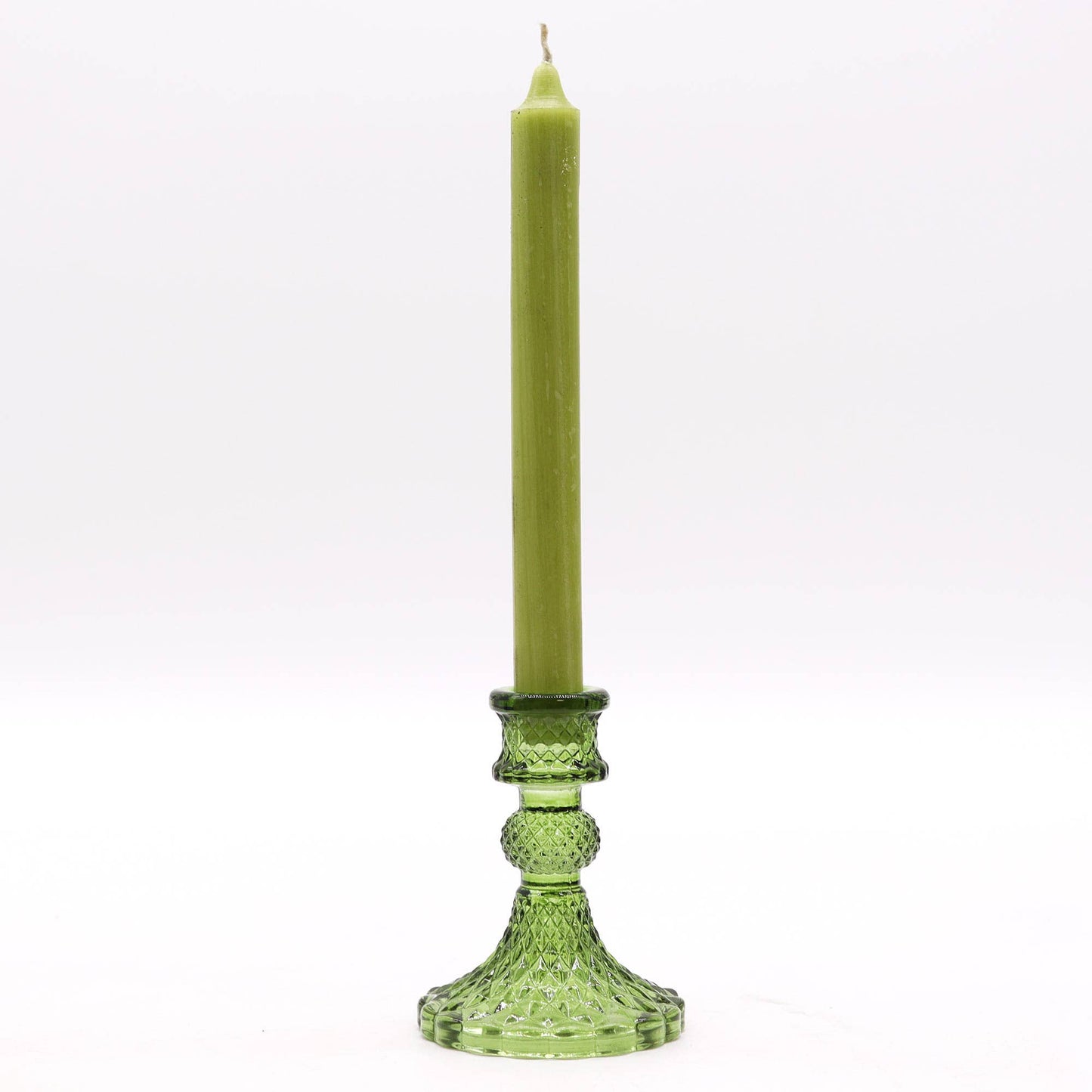Vintage Candle Holder - Garden Jade