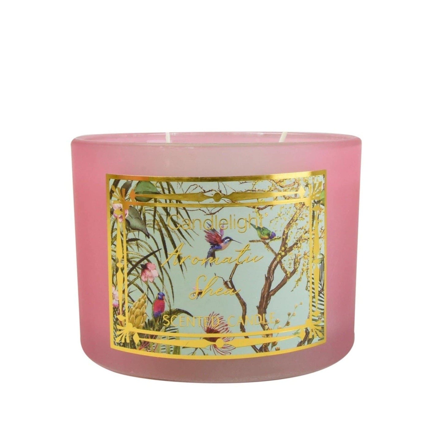Candlelight Chinoiserie 2 Wick Wax Filled Candle Pot
