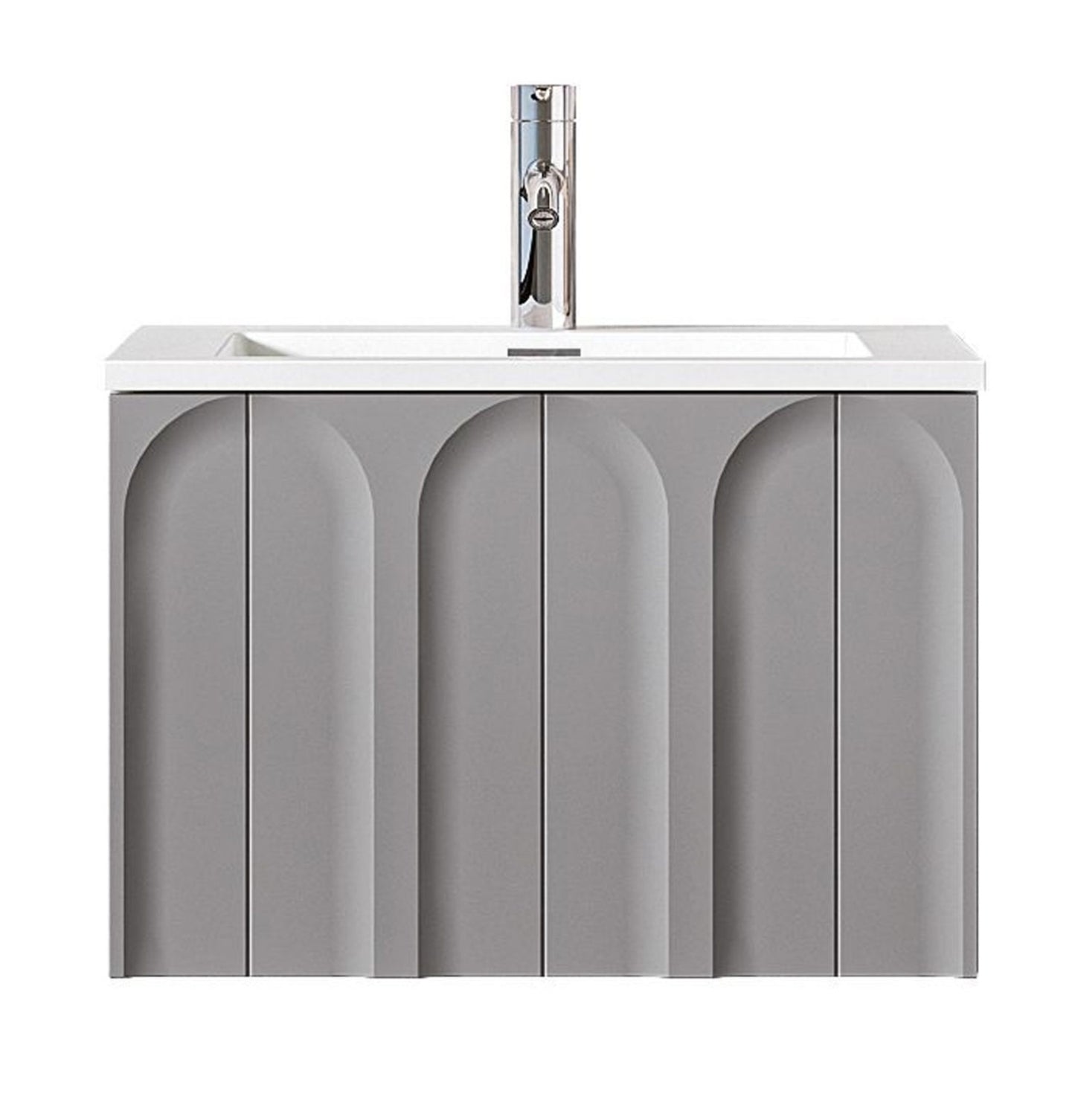 Serena 600mm Wall Hung Vanity Unit with Resin Basin – Stylish and Functional Bathroom Furniture