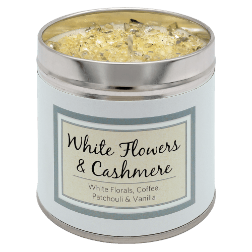 SERIOUSLY SCENTED CANDLE – WHITE FLOWERS AND CASHMERE