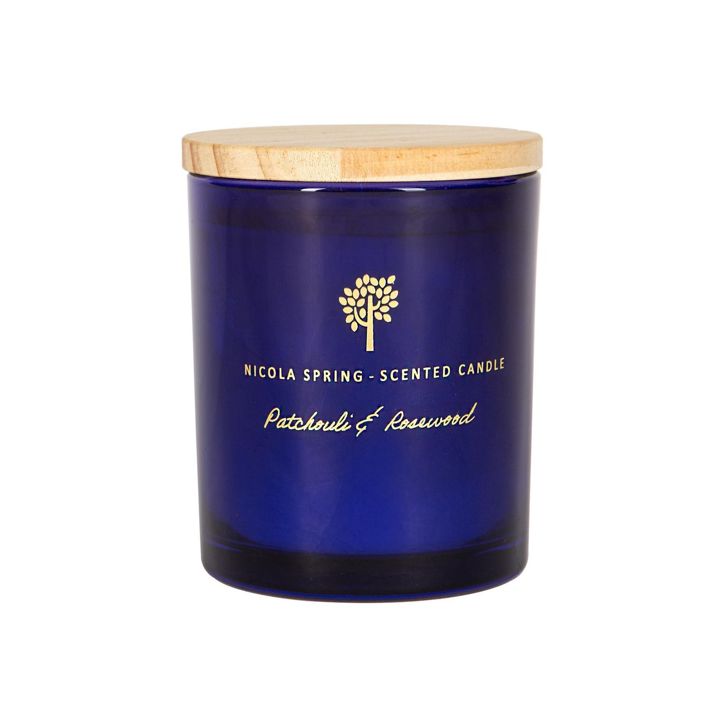 130g Patchouli & Rosewood Wax Scented Candle Nicola Spring