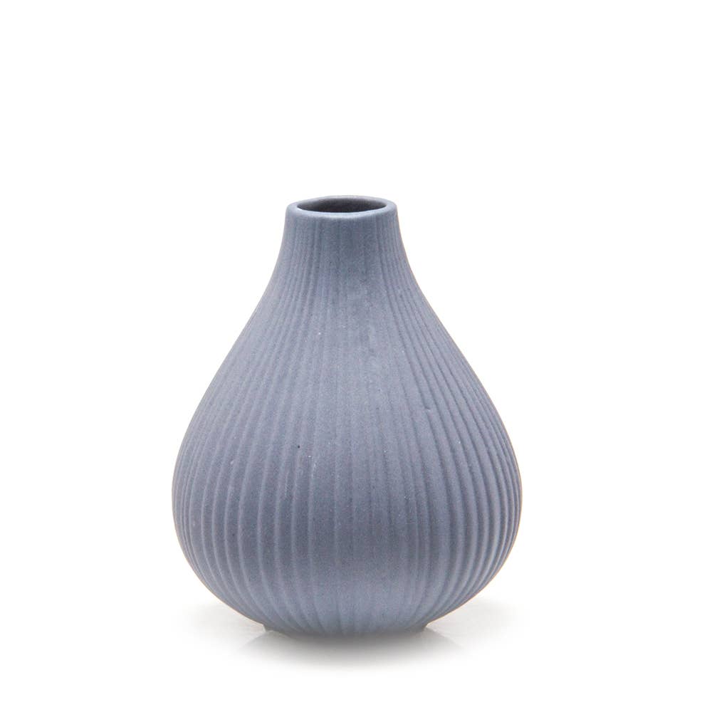 Frost - Matte Bisque Bud Flower Vase Glazed on Inside