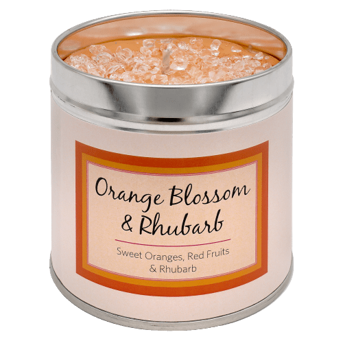 SERIOUSLY SCENTED CANDLE – ORANGE BLOSSOM AND RHUBARB