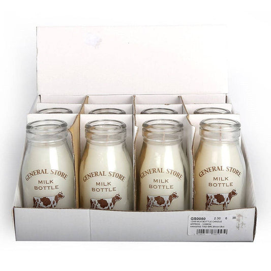 Vanilla Milk Bottle Candle