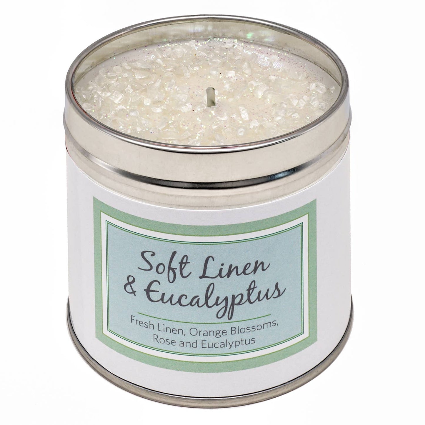 SERIOUSLY SCENTED CANDLE – SOFT LINEN AND EUCALYPTUS