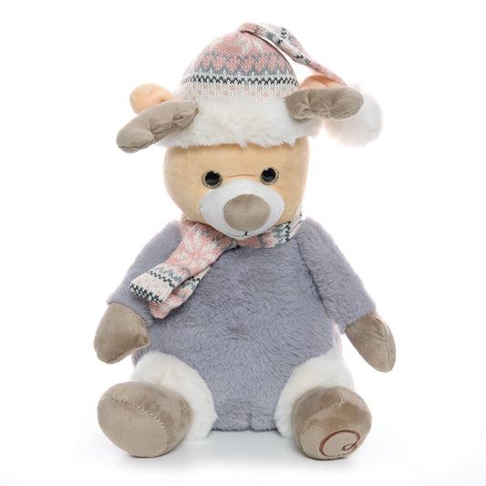 Christmas Reindeer Cuddly Plush Soft Toy | 32cm