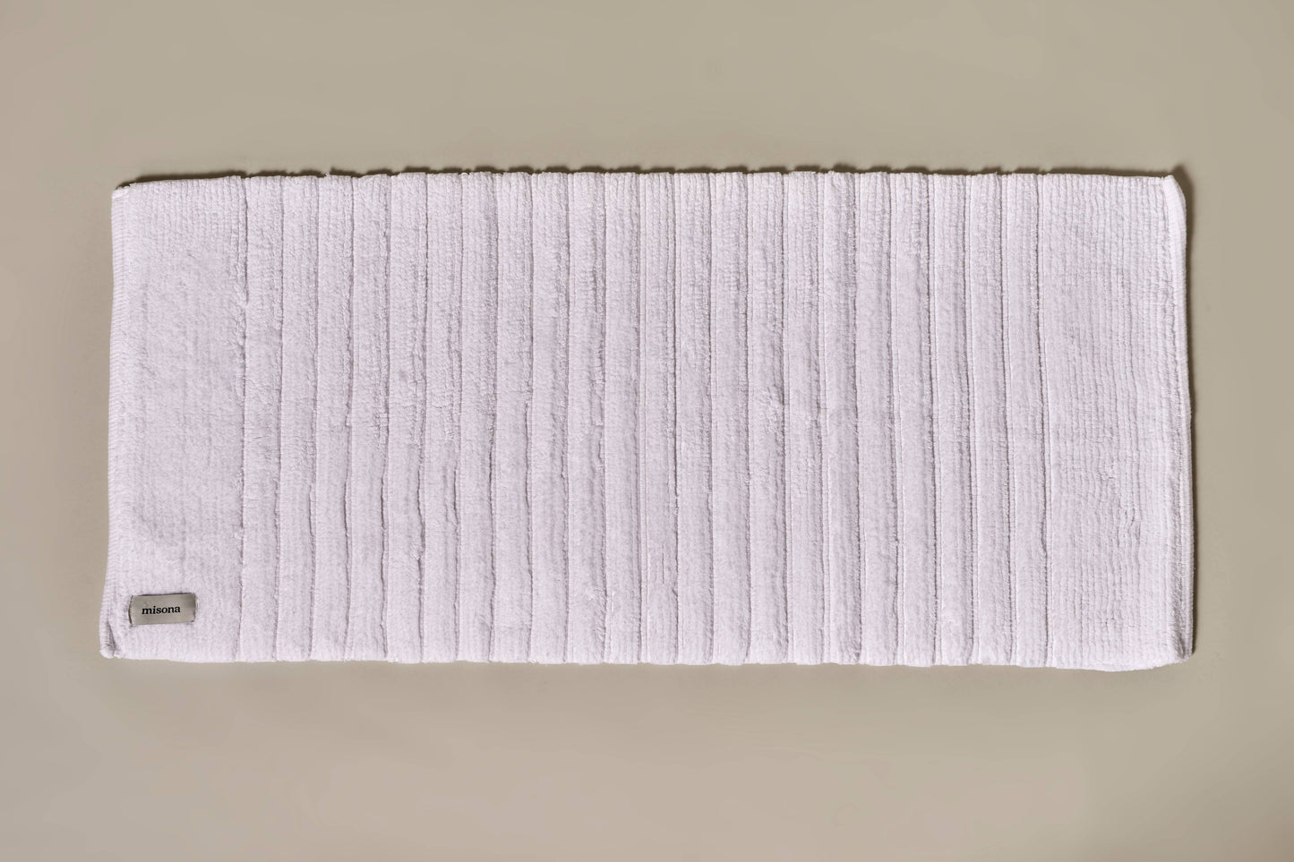 Organic Cotton Bath Mat & Bath Runner - Non Slip, Super Soft