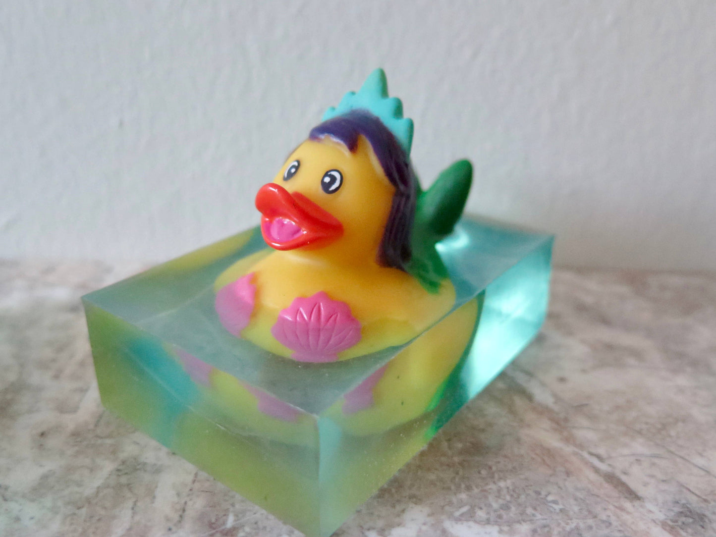 Mermaid Duck Soap (Fragrance free & Vegan Friendly)