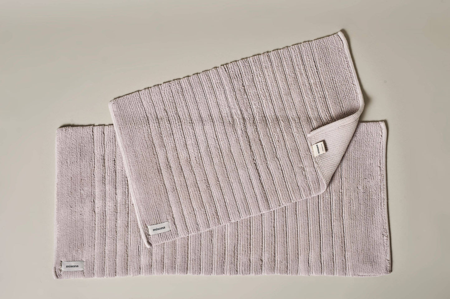 Organic Cotton Bath Mat & Bath Runner - Non Slip, Super Soft