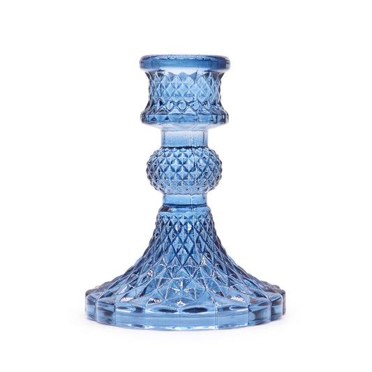 Vintage Candle Holder - Royal Blue