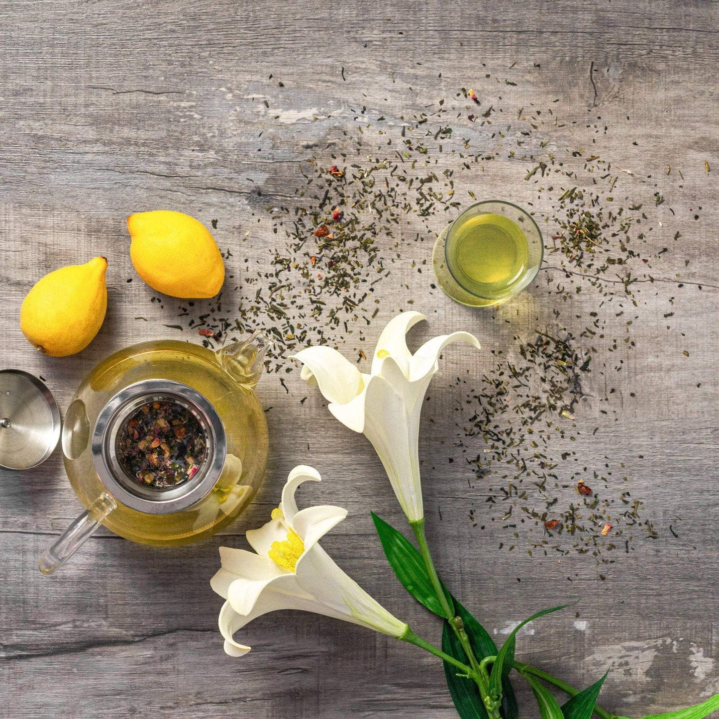 Argon Tableware Clear Glass Infuser Teapot - 700ml