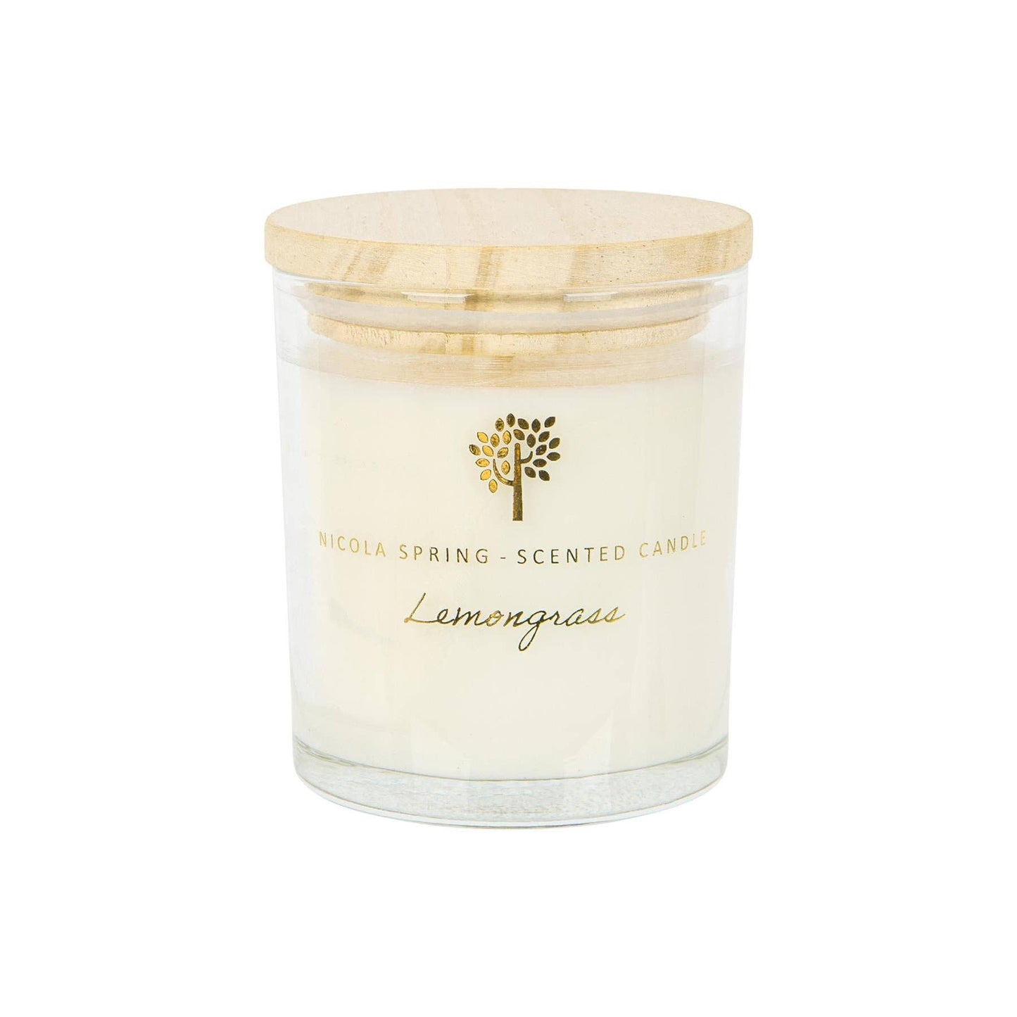 Lemongrass 130g Soy Wax Scented Candle - By Nicola Spring