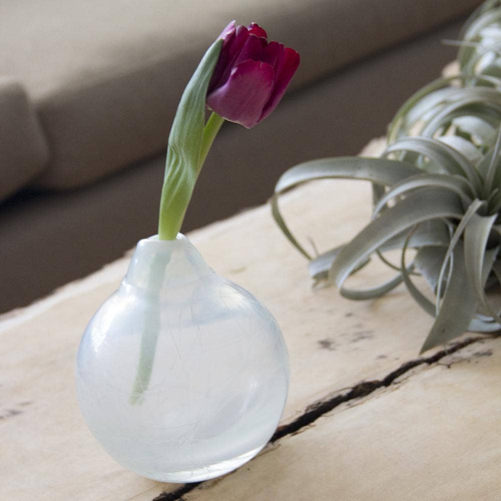 Atom - Thick Glass Hand Blown Vase