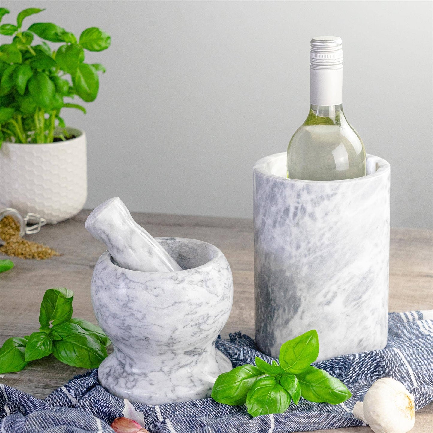 Argon Tableware Marble Wine Cooler