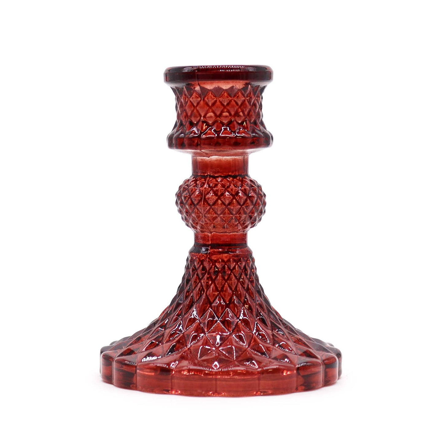 Vintage Candle Holder - Vampire Red