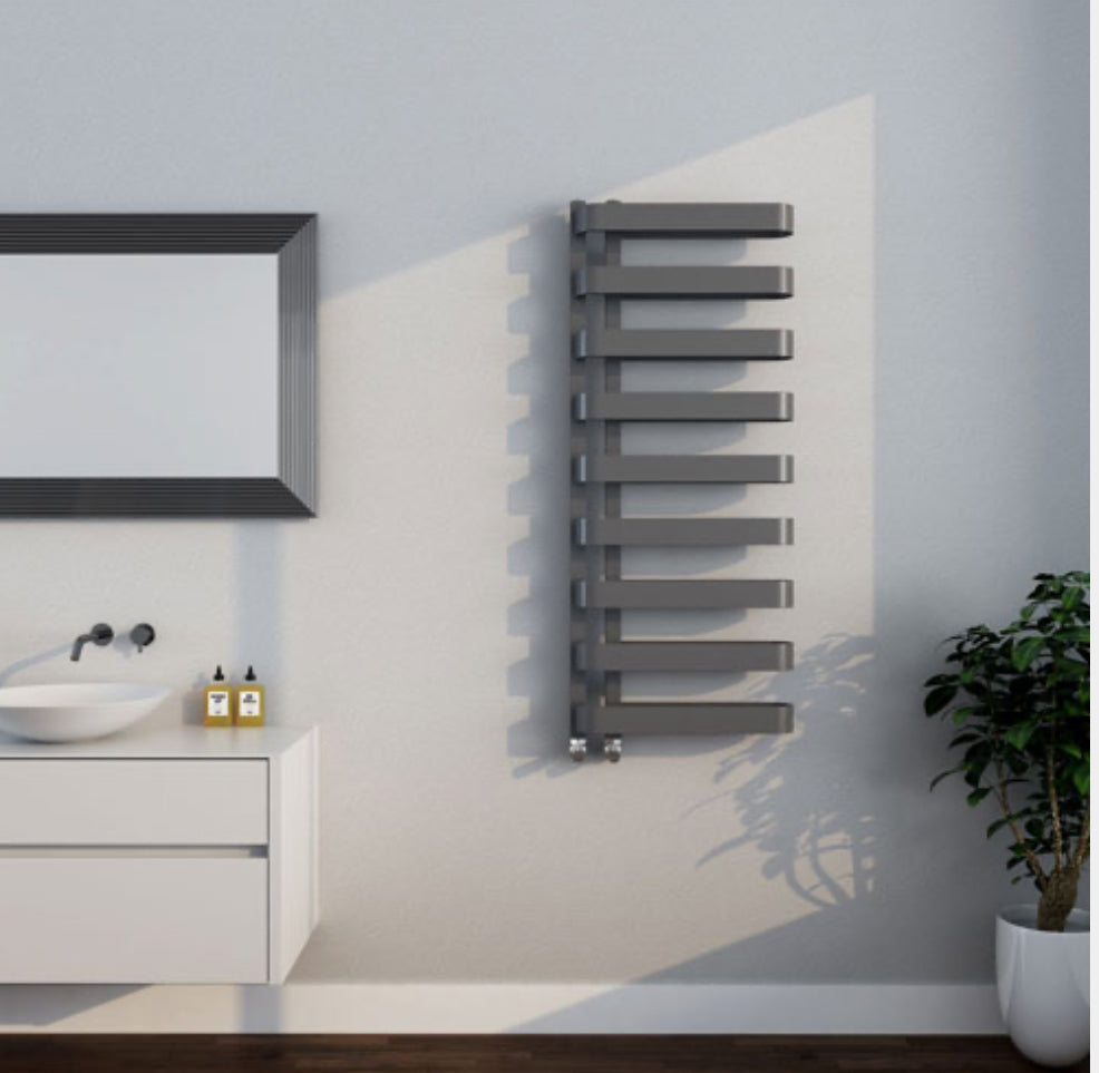 Hermes Anthracite Towel Rail