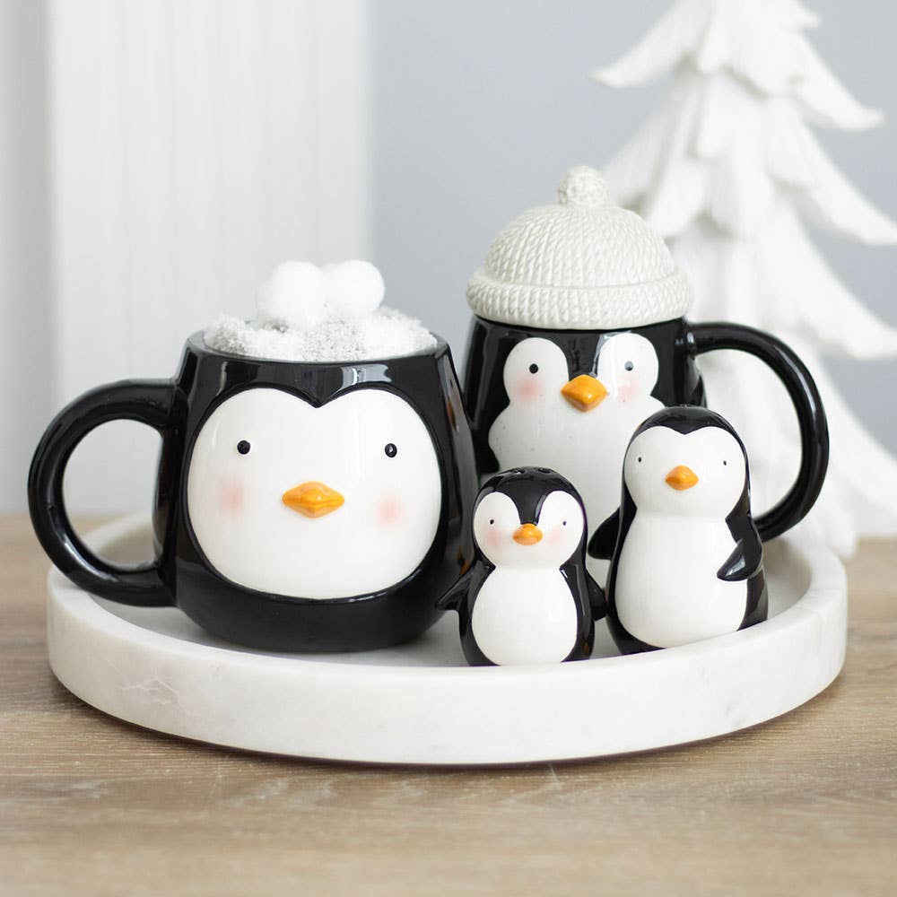 Winter Penguin Mug and Socks Set