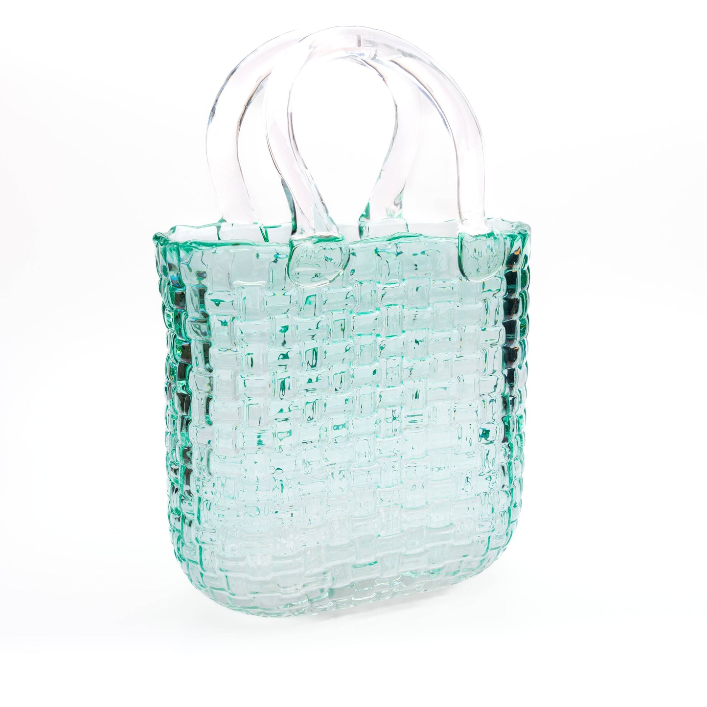 Handbag Vase - Teal