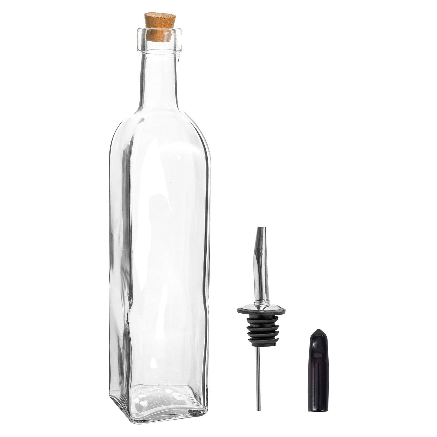 Argon Tableware Olive Oil Pourer Bottle Cork Lid - 500ml